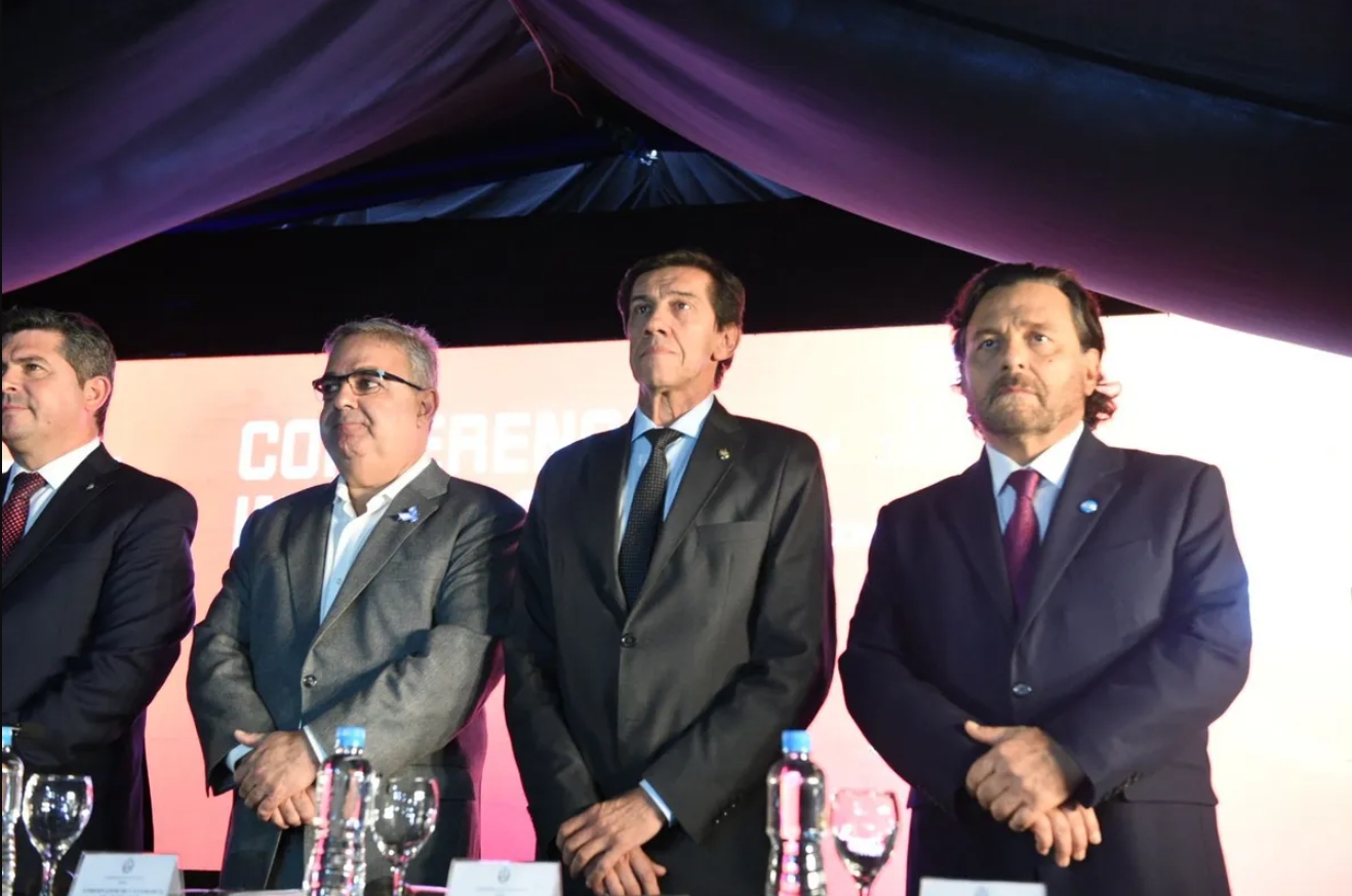 San Juan. Sadir participó del lanzamiento de la Mesa del Cobre
